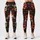 Halloween Skull And Tropical Flowers For Spooky Season Style And Autumn Adventures Leggings - 1