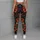 Halloween Skull And Tropical Flowers For Spooky Season Style And Autumn Adventures Leggings - 4