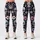 Pastel Sugar Skulls And Flowers For Halloween Parties And Spooky Festival Style For Women Leggings - 3