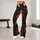 Gothic Pumpkin Moons for Halloween Parties and Autumn Nights, Women's Fall Style Leggings - 11