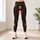 Gothic Pumpkin Moons for Halloween Parties and Autumn Nights, Women's Fall Style Leggings - 6