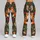 Colorful Woodland Foxes, Owls And Wildflowers For Autumn Nature Walks And Travel Leggings - 9