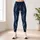 Navy Ivory Linear Accents for Cozy Winter Lounging and Everyday Layering Leggings - 4