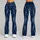 Navy Ivory Linear Accents for Cozy Winter Lounging and Everyday Layering Leggings - 9