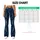 Navy Ivory Linear Accents for Cozy Winter Lounging and Everyday Layering Leggings - 7