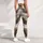 Gray Gold Agate Veining for Cozy Winter Layering and Cold Weather Style Leggings - 5