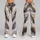 Gray Gold Agate Veining for Cozy Winter Layering and Cold Weather Style Leggings - 9