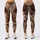 Burgundy Botanical Vines on Aged Parchment for Romantic Autumn Wardrobe Styling Leggings - 3