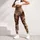 Burgundy Botanical Vines on Aged Parchment for Romantic Autumn Wardrobe Styling Leggings - 4