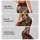 Burgundy Botanical Vines on Aged Parchment for Romantic Autumn Wardrobe Styling Leggings - 8