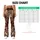 Burgundy Botanical Vines on Aged Parchment for Romantic Autumn Wardrobe Styling Leggings - 7