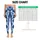 Indigo And White Shibori Waves For Yoga, Gym Training And Everyday Activewear Style Leggings - 1