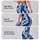 Indigo And White Shibori Waves For Yoga, Gym Training And Everyday Activewear Style Leggings - 2