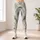 Sage Blue Watercolor Brushstrokes for Calm Studio Sessions and Outdoor Runs Leggings - 4