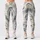 Sage Blue Watercolor Brushstrokes for Calm Studio Sessions and Outdoor Runs Leggings - 3