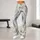 Sage Blue Watercolor Brushstrokes for Calm Studio Sessions and Outdoor Runs Leggings - 11