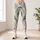Sage Blue Watercolor Brushstrokes for Calm Studio Sessions and Outdoor Runs Leggings - 6