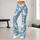 White Geese And Daisies For Yoga, Pilates, And Everyday Outdoor Style Leggings - 10