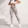 Blush Pink Rose Botanicals for Yoga, Running and Outdoor Wellness Leggings - 5