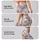 Blush Pink Rose Botanicals for Yoga, Running and Outdoor Wellness Leggings - 2