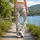 Blush Pink Rose Botanicals for Yoga, Running and Outdoor Wellness Leggings - 12