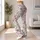 Blush Pink Rose Botanicals for Yoga, Running and Outdoor Wellness Leggings - 11