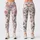 Blush Pink Rose Botanicals for Yoga, Running and Outdoor Wellness Leggings - 3