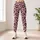 Dusty Rose Leopard Spots for Studio Yoga and Everyday Activewear Leggings - 4