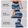 Navy Brushstroke Stripes for Coastal Runs and Studio Sessions for Active Women Leggings - 8