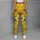 Cheerful Honey Bees and Golden Yellow Blooms for Sunny Outdoor Fitness and Yoga Days Leggings - 6