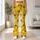 Cheerful Honey Bees and Golden Yellow Blooms for Sunny Outdoor Fitness and Yoga Days Leggings - 11