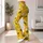 Cheerful Honey Bees and Golden Yellow Blooms for Sunny Outdoor Fitness and Yoga Days Leggings - 12