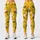 Cheerful Honey Bees and Golden Yellow Blooms for Sunny Outdoor Fitness and Yoga Days Leggings - 3