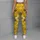 Cheerful Honey Bees and Golden Yellow Blooms for Sunny Outdoor Fitness and Yoga Days Leggings - 4
