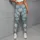 White Geese And Daisies For Cheerful Springtime Everyday Wear For Nature Loving Women Leggings - 6