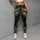 Olive Woodland Camo And Charcoal Colorblock For Yoga And Trail Training Leggings - 5