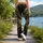 Olive Woodland Camo And Charcoal Colorblock For Yoga And Trail Training Leggings - 12