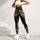 Olive Woodland Camo And Charcoal Colorblock For Yoga And Trail Training Leggings - 6