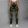 Olive Woodland Camo And Charcoal Colorblock For Yoga And Trail Training Leggings - 5