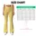 Sunny Yellow and Ivory Horizontal Stripes for Yoga, Pilates and Everyday City Style Leggings - 7