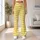 Sunny Yellow and Ivory Horizontal Stripes for Yoga, Pilates and Everyday City Style Leggings - 11