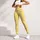 Sunny Yellow and Ivory Horizontal Stripes for Yoga, Pilates and Everyday City Style Leggings - 6