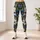 Ivory Cobalt Wildflowers for Yoga, Running and Everyday Activewear Leggings - 4