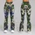 Ivory Cobalt Wildflowers for Yoga, Running and Everyday Activewear Leggings - 9