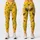 Golden Honey Bees for Sunny Outdoor Fitness and Cheerful Springtime Adventures Leggings - 1