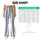 Blue And Ivory Vertical Stripes For Yoga, Pilates, And Everyday Style Leggings - 7