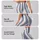 Blue And Ivory Vertical Stripes For Yoga, Pilates, And Everyday Style Leggings - 2