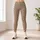 Warm Taupe and Ivory Polka Dots for Everyday Studio-to-Street Style for Women Leggings - 4