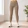 Warm Taupe and Ivory Polka Dots for Everyday Studio-to-Street Style for Women Leggings - 6