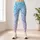 Pastel Aqua Lavender Organic Spots for Yoga, Running and Everyday Activewear Style Leggings - 4